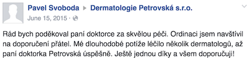 Recenze dermatologie v Praze psychosomatika, vyšetření mateřských znamének